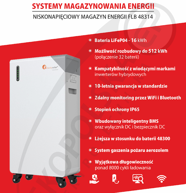 Felicity System magazynowania energii niskonapięciowy